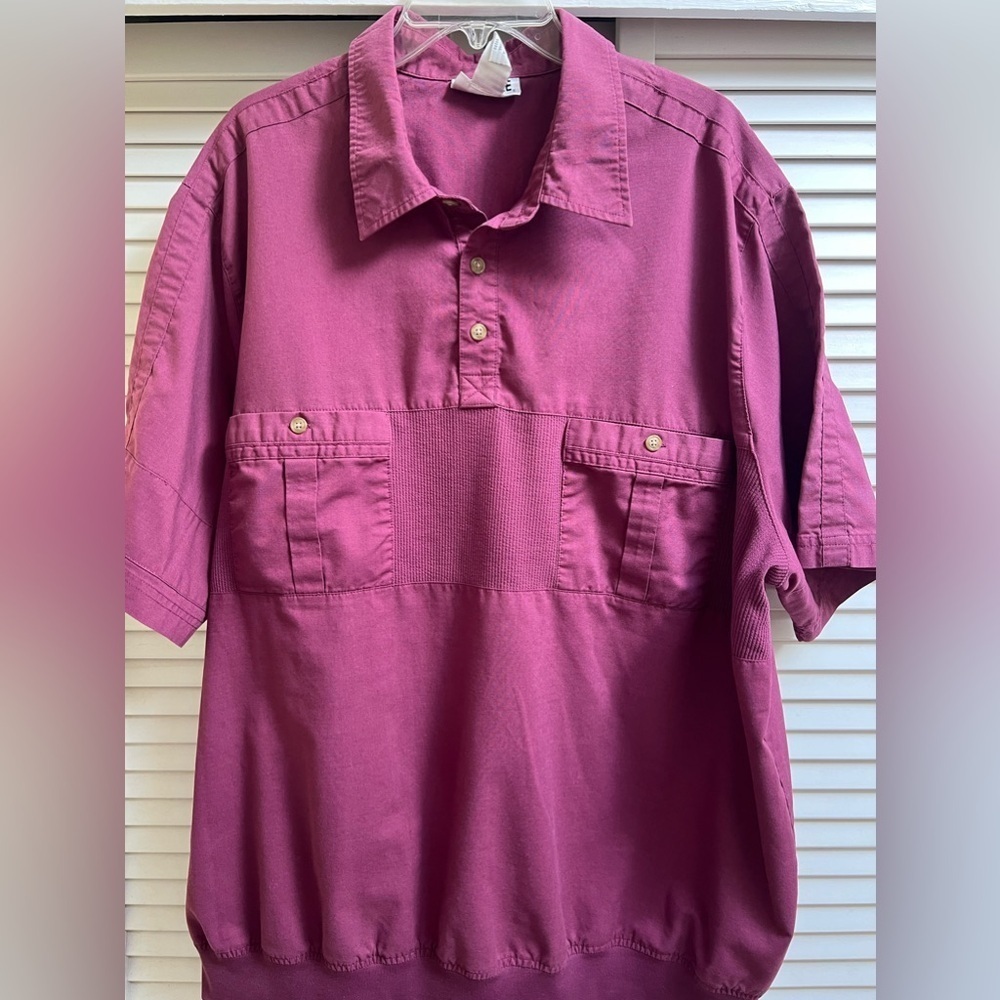 King Size Big 3XL Vintage Short Sleeved Shirt